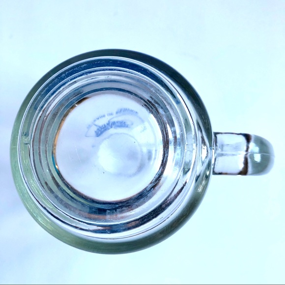 3/$15 Vintage Clear Stein Mug Drinking Glass w/ Handle - Picture 5 of 14